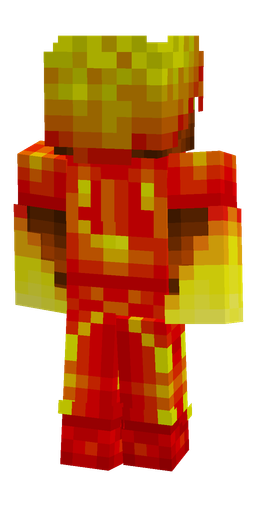 Brown skin: body, back render