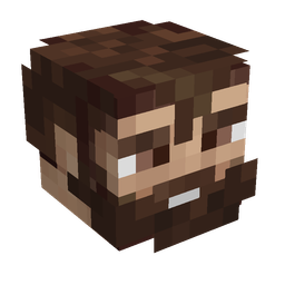 Brown skin: head render