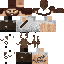 Brown skin: raw texture render
