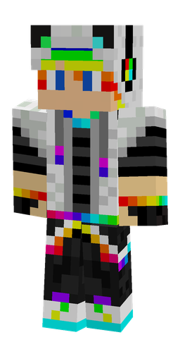 Black skin: body, front render
