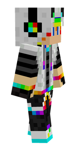 Black skin: body, right side render