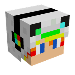 Black skin: head render
