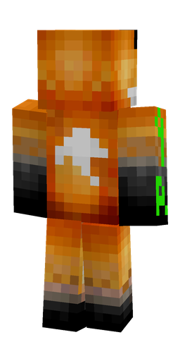 Black skin: body, back render