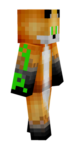 Black skin: body, right side render