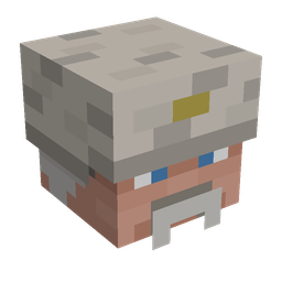 Black skin: head render