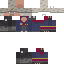 Black skin: raw texture render