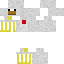 Classic skin: raw texture render