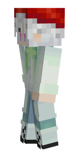 Blue skin: body, left side render