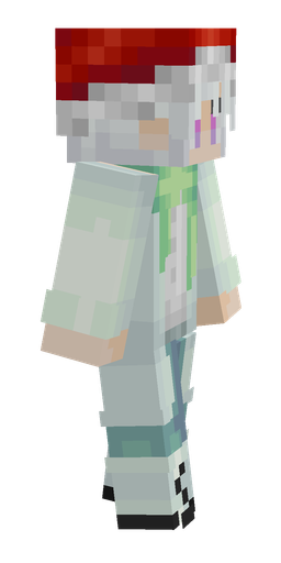 Blue skin: body, right side render