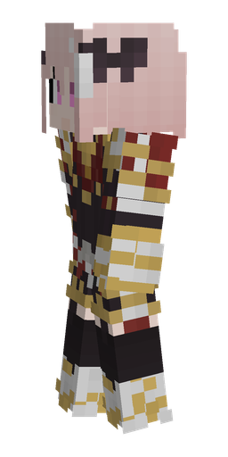 Black skin: body, left side render
