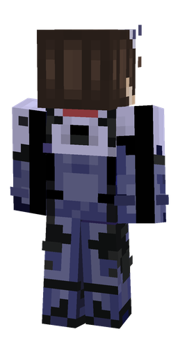 Black skin: body, back render