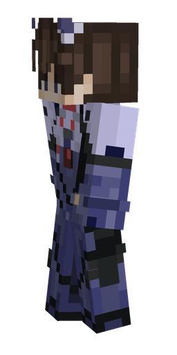 Black skin: body, left side render