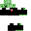 Black skin: raw texture render