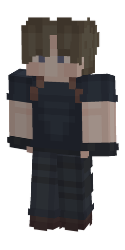 Black skin: body, front render