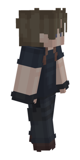 Black skin: body, right side render