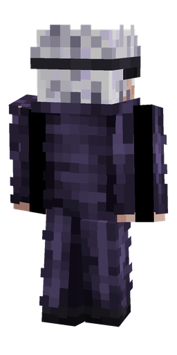 Black skin: body, back render