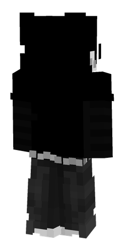 Black skin: body, back render