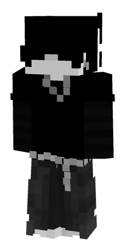 Black skin: body, front render
