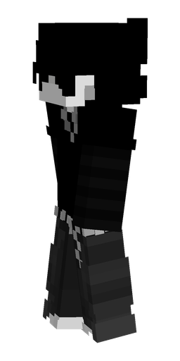 Black skin: body, left side render