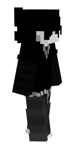 Black skin: body, right side render
