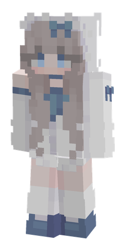 Blue skin: body, front render