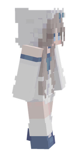 Blue skin: body, right side render
