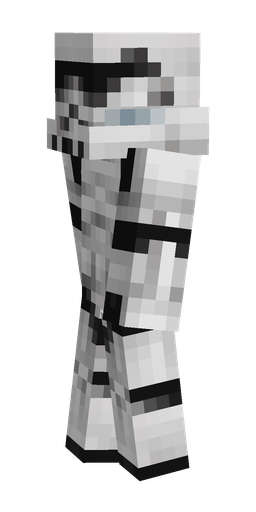 Black skin: body, left side render