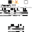 Black skin: raw texture render