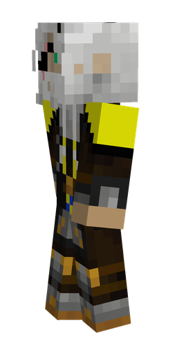 Black skin: body, left side render