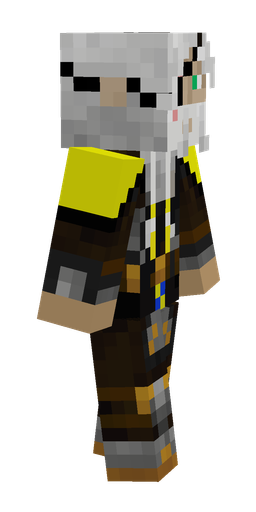 Black skin: body, right side render