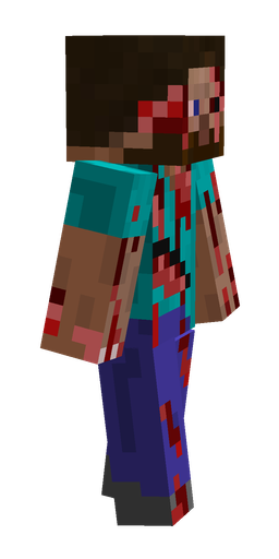 Black skin: body, right side render