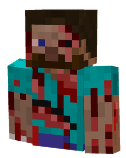 Black skin: bust render