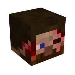Black skin: head render