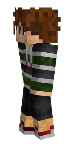 Black skin: body, left side render