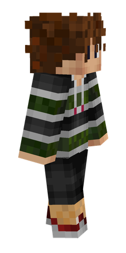 Black skin: body, right side render