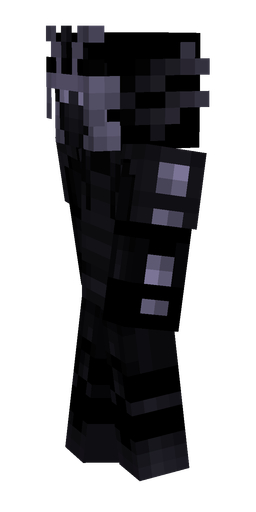 Black skin: body, left side render