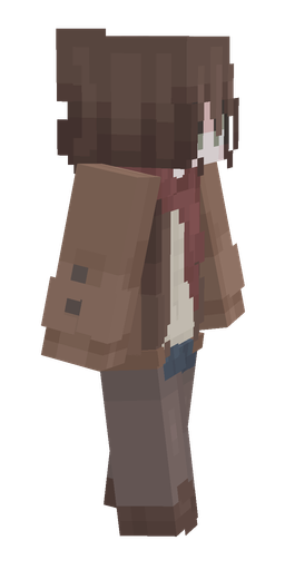 Brown skin: body, right side render