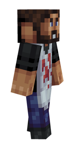 Black skin: body, right side render