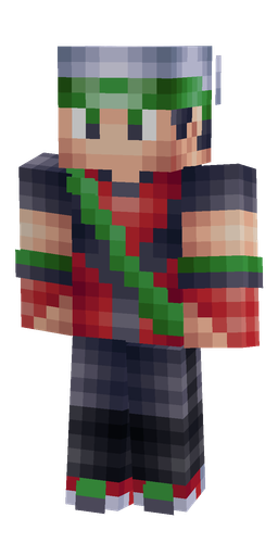 Blue skin: body, front render