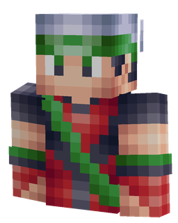 Blue skin: bust render