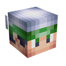 Blue skin: head render