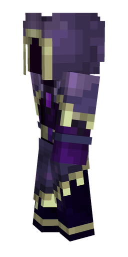 Black skin: body, left side render