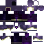 Black skin: raw texture render