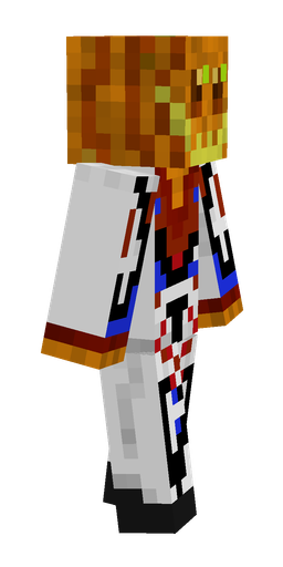 Brown skin: body, right side render