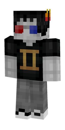 Black skin: body, front render