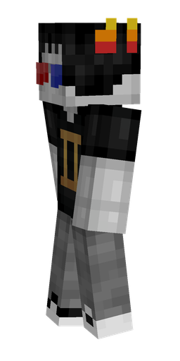 Black skin: body, left side render
