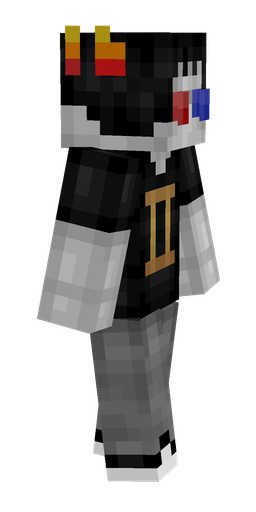 Black skin: body, right side render