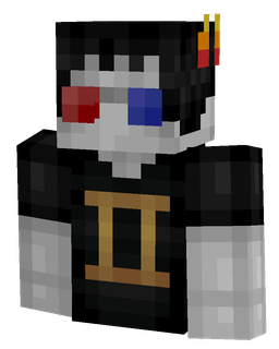 Black skin: bust render