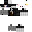 Black skin: raw texture render