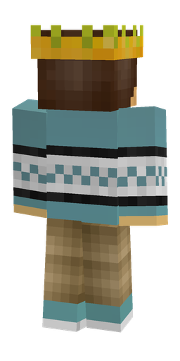 Blue skin: body, back render